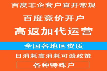 如何成功办理百度推广账户案例分析